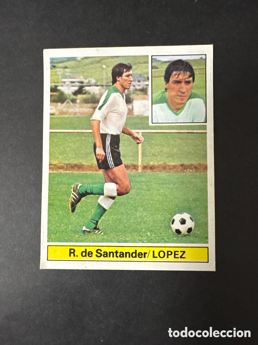 Cromos de F&uacute;tbol: LIGA ESTE 81 82 COLOCA L&Oacute;PEZ RACING SANTANDER . Muy buen estado