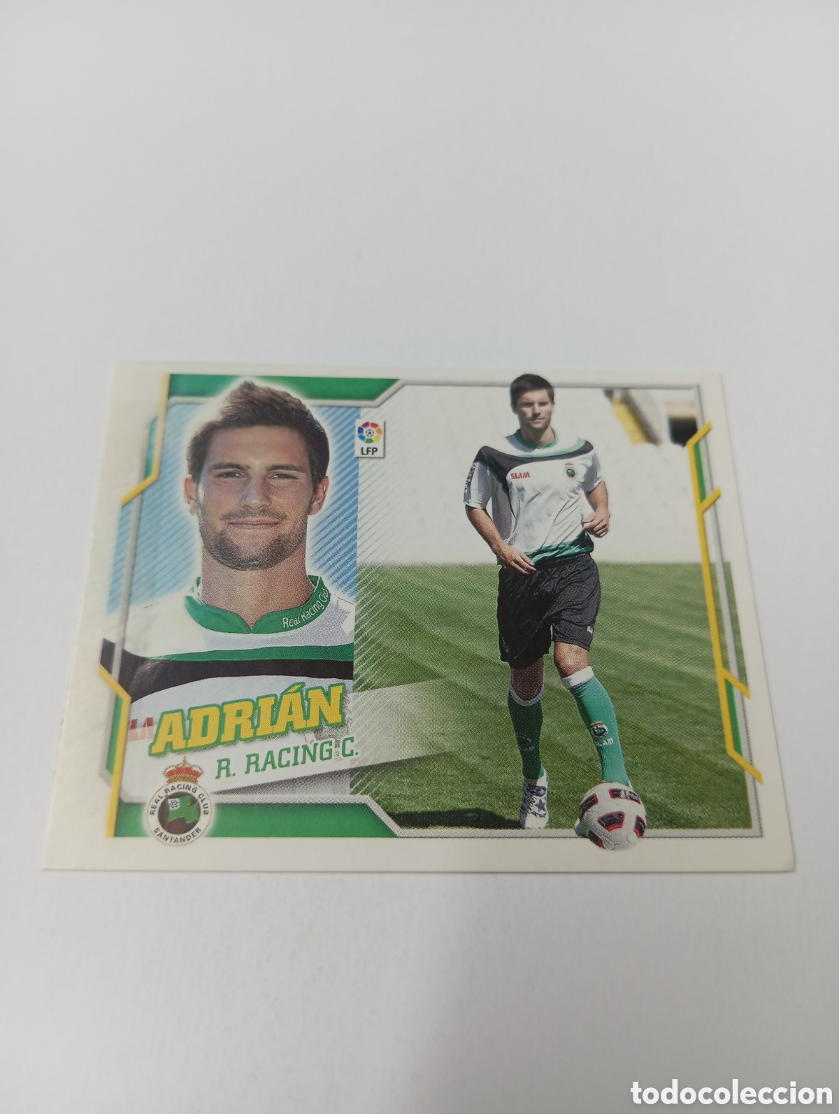 Fu&szlig;ball-Sticker: Adri&aacute;n 13 B COLOCA Racing LIGA ESTE 2010 2011 PANINI 10 11