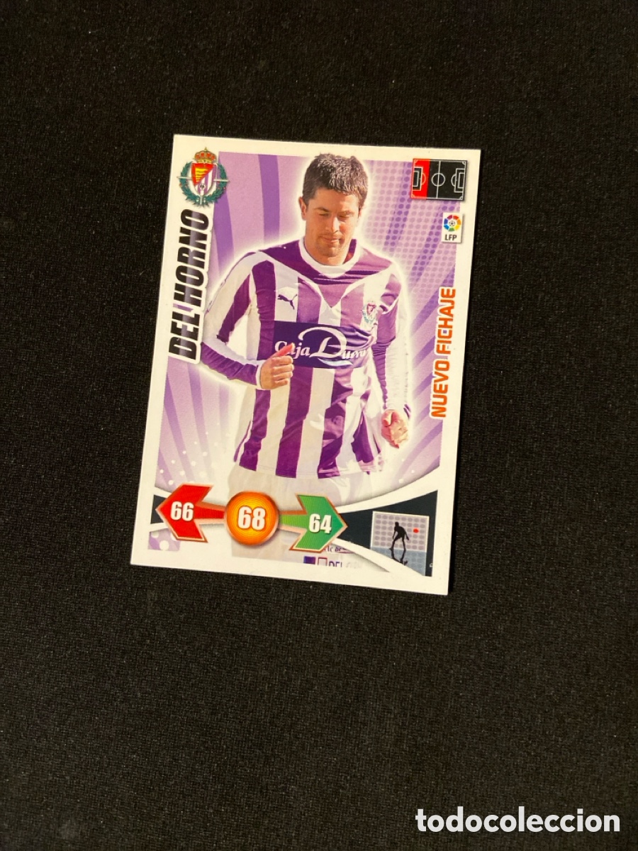 Figurine di Calcio: DEL HORNO 449 NUEVO FICHAJE (VALLADOLID) ADRENALYN PANINI 2009-2010 09 10 CROMO CARTA A-6