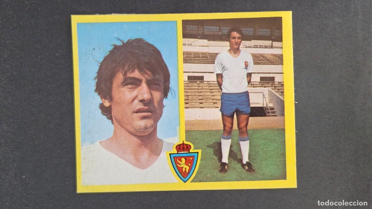 Cromos de F&uacute;tbol: L1 VIOLETA REAL ZARAGOZA LIGA ESTE 1972 1973 72 73 RECUPERADO DESPEGADO