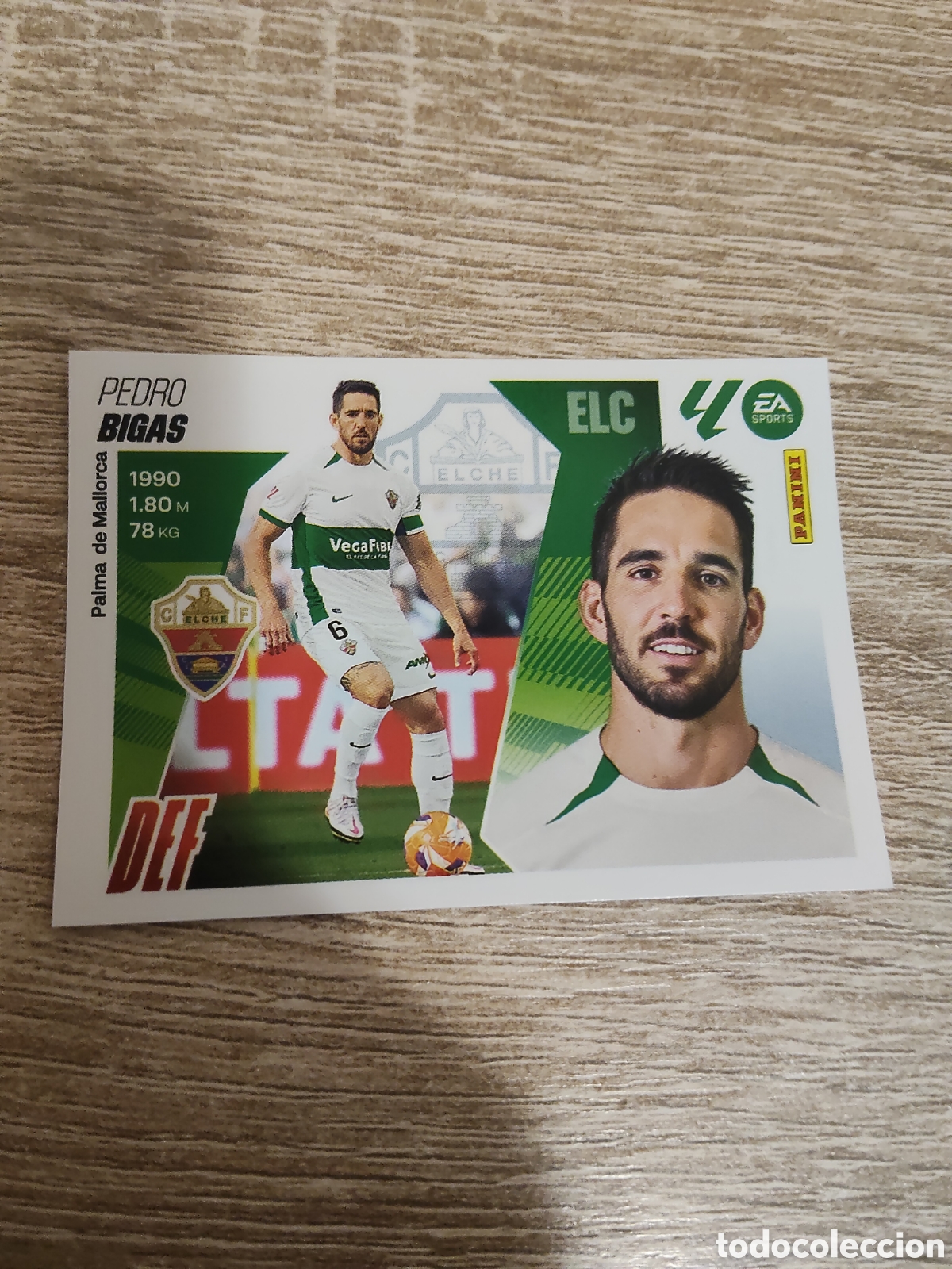 Fu&szlig;ball-Sticker: Bigas Elche liga 2025 2026 25 26 ediciones este
