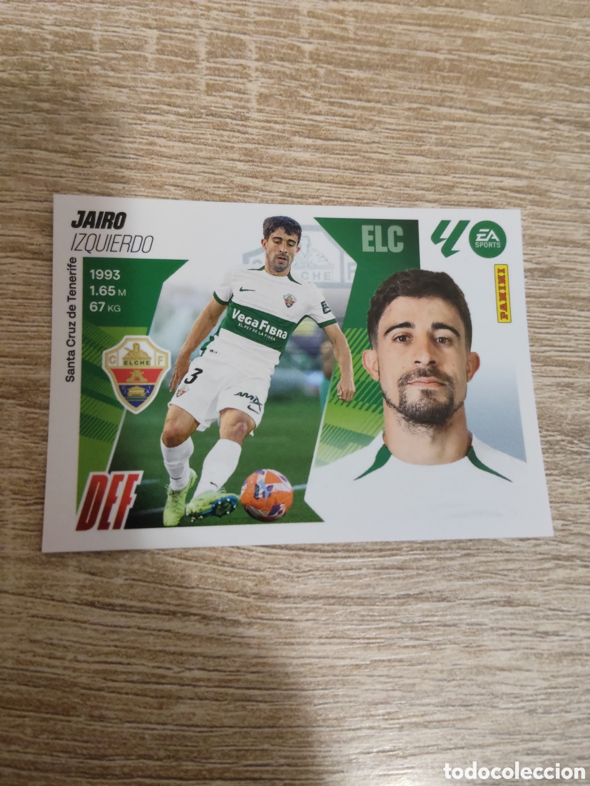 Fu&szlig;ball-Sticker: Jairo Elche liga 2025 2026 25 26 ediciones este