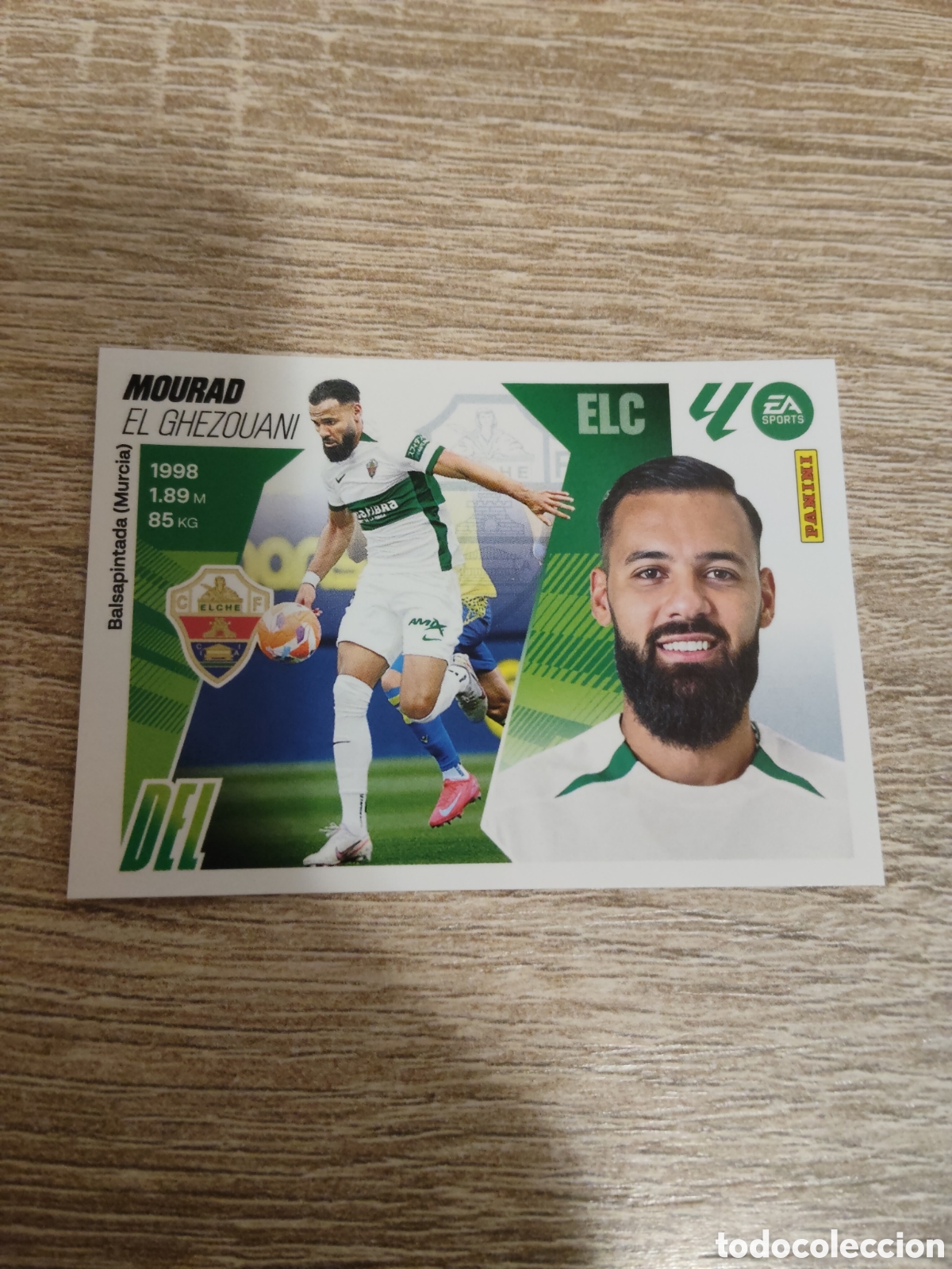Fu&szlig;ball-Sticker: Mourad Elche liga 2025 2026 25 26 ediciones este
