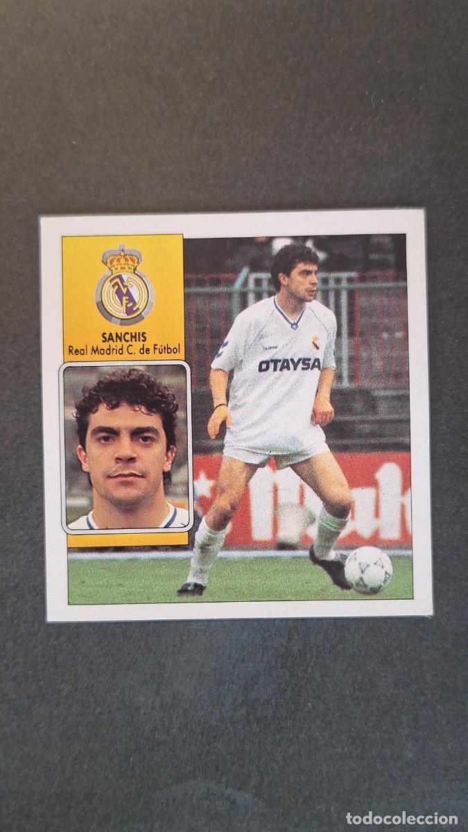 Figurine di Calcio: LRM SANCHIS REAL MADRID LIGA ESTE 1992 1993 92 93 NUNCA PEGADO SIN PEGAR