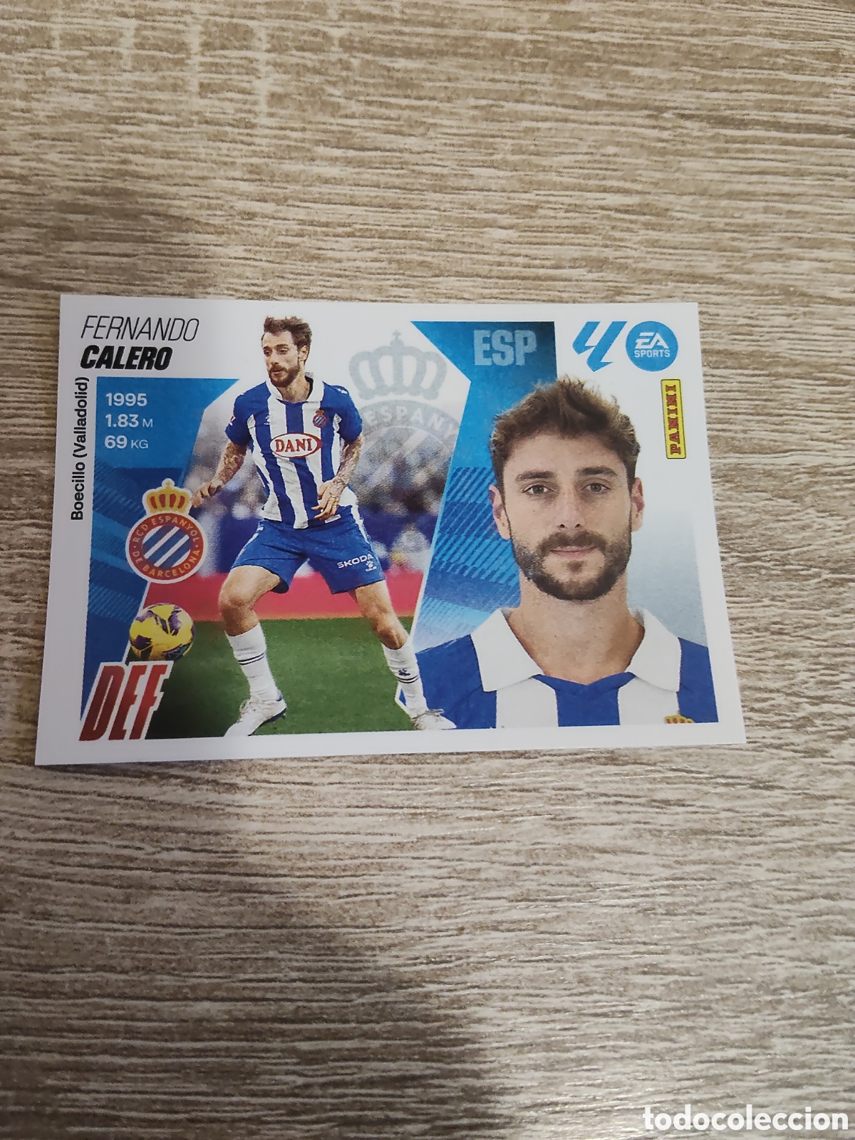Cromos de f&uacute;tbol: Calero Espanyol liga 2025 2026 25 26 ediciones este