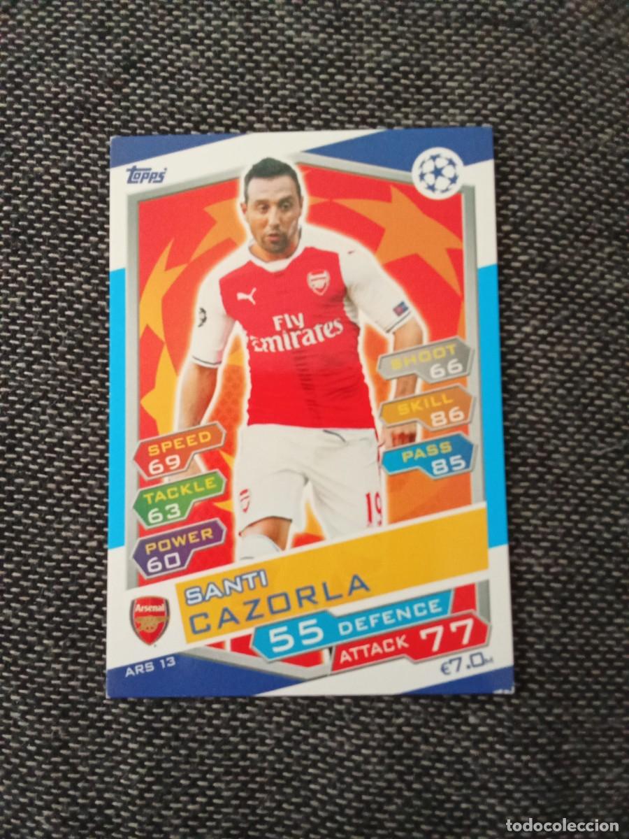 Fu&szlig;ball-Sticker: ARS 13 Cazorla arsenal match attax champions league 2016-17