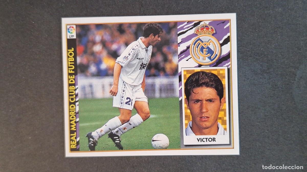 Cartes &agrave; collectionner de Football: VICTOR REAL MADRID LIGA ESTE 1997 1998 97 98 NUNCA PEGADO SIN PEGAR