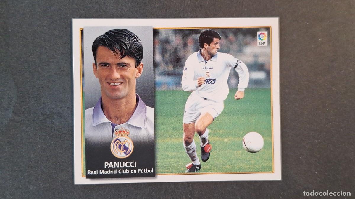 Fu&szlig;ball-Sticker: PANUCCI REAL MADRID LIGA ESTE 1998 1999 98 99 NUNCA PEGADO SIN PEGAR