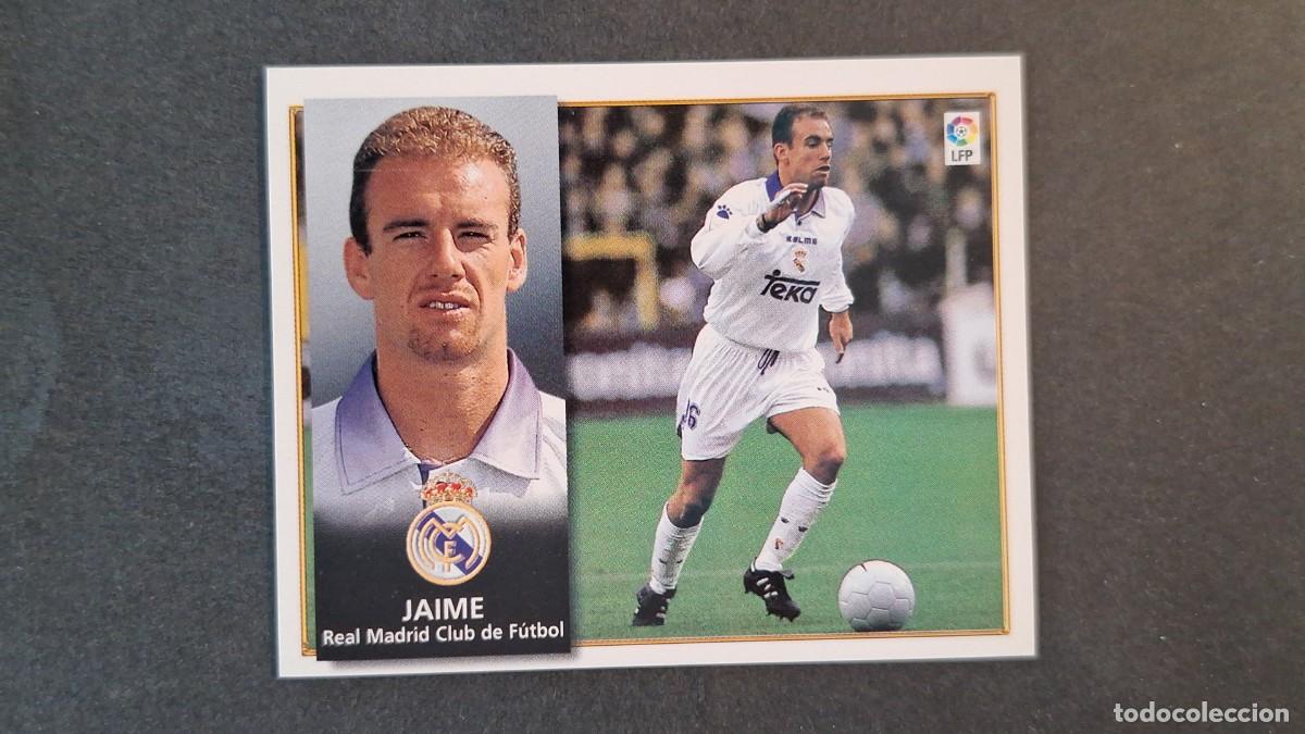 Figurine di Calcio: JAIME REAL MADRID LIGA ESTE 1998 1999 98 99 NUNCA PEGADO SIN PEGAR