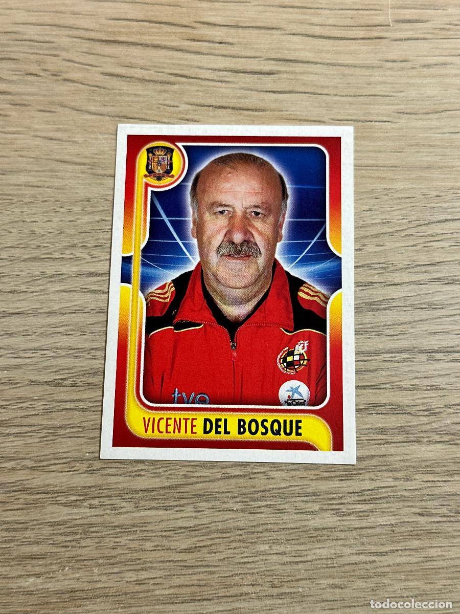 Cromos de f&uacute;tbol: DEL BOSQUE n&ordm; 14 A POR ELLOS SELECION ESPA&Ntilde;OLA 2009 PANINI CROMO SIN PEGAR NUEVO