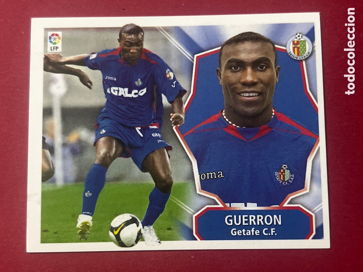 Cromos de Futebol: C411. Guerron &uacute;ltimos fichajes n&ordm; 22 Cromo Liga Este 08 09 de la colecci&oacute;n de cromos del &aacute;lbum 2008