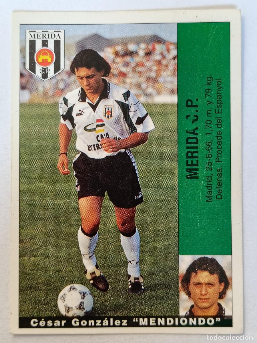 Figurine di Calcio: MENDIONDO (COLOCA) MERIDA C.P. LIGA 95/96 PANINI
