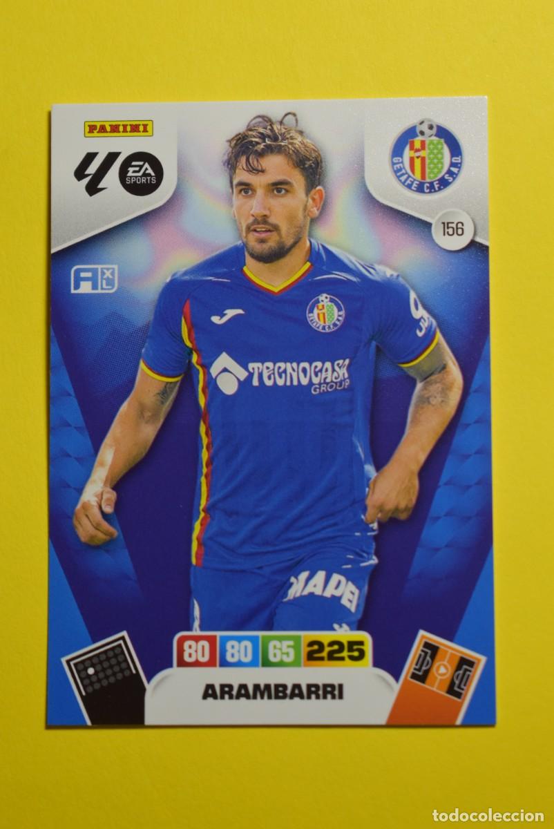 Cromos de Futebol: Cromo Adrenalyn XL. 2025 2026. 25 26. Arambarri. Getafe. N &ordm; 156. C&oacute;digo sin activar. Panini