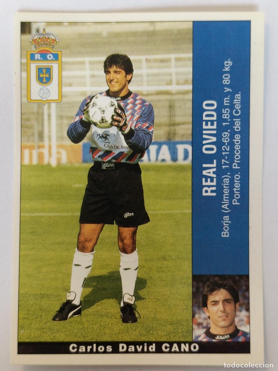 Figurine di Calcio: CANO (ULTIMO FICHAJE 17) REAL OVIEDO LIGA 95/96 PANINI