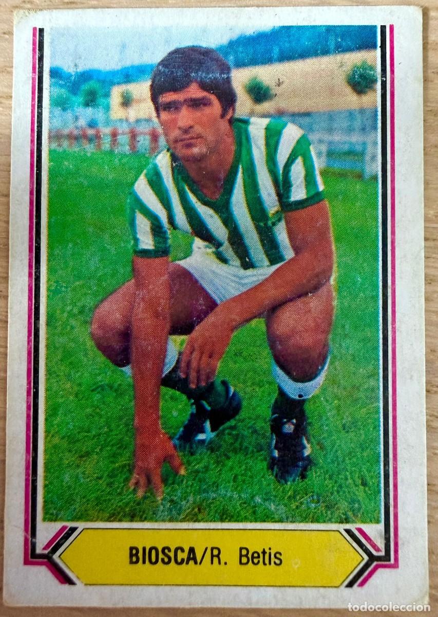 Fu&szlig;ball-Sticker: BIOSCA REAL BETIS 80 81 1980 1981 LIGA EDICIONES ESTE FUTBOL PANINI DESPEGADO