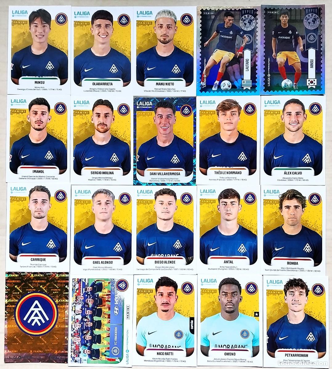Figurine di Calcio: LOTE 20 CROMOS FC ANDORRA CROMOS ALBUM LA LIGA HYPERMOTION 2025 2026 25 26 PANINI