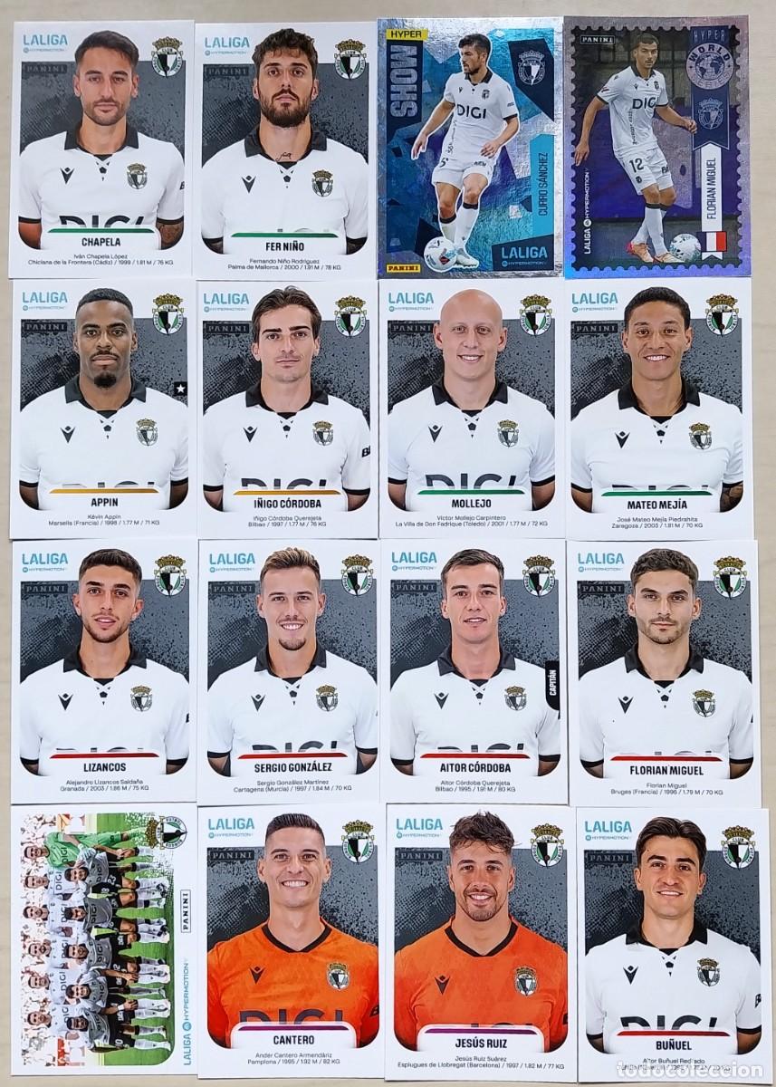Figurine di Calcio: LOTE 16 CROMOS BURGOS CF CROMOS ALBUM LA LIGA HYPERMOTION 2025 2026 25 26 PANINI