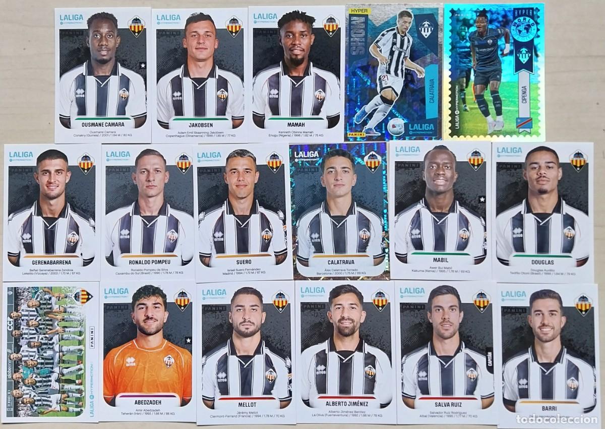 Cromos de f&uacute;tbol: LOTE 17 CROMOS CD CASTELLON CROMOS ALBUM LA LIGA HYPERMOTION 2025 2026 25 26 PANINI