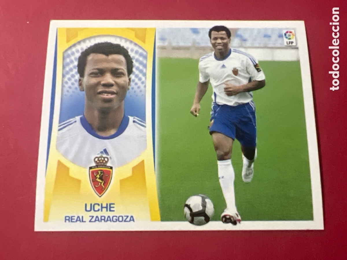 Cromos de f&uacute;tbol: C448. UCHE n&ordm; 9 ULTIMOS FICHAJES ZARAGOZA CROMO LIGA ESTE 2009 2010 NUEVO SIN PEGAR 09 10