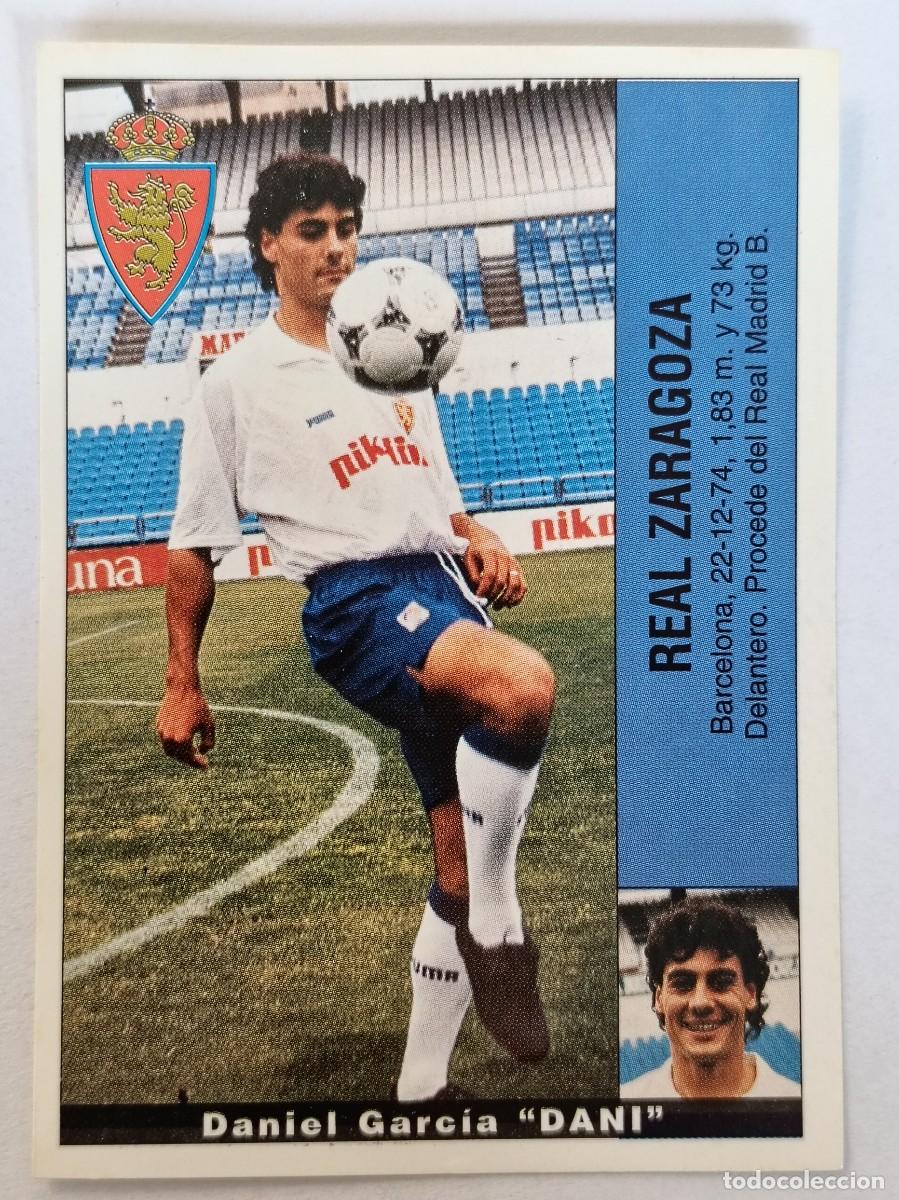 Cromos de F&uacute;tbol: DANI (ULTIMO FICHAJE 6) REAL ZARAGOZA LIGA 95/96 PANINI