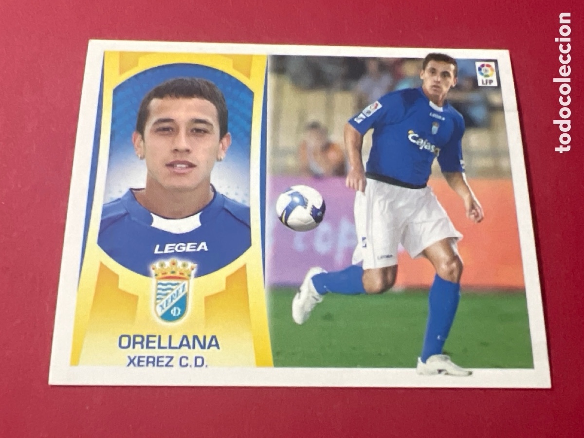Cromos de F&uacute;tbol: C452. &Uacute;LTIMO FICHAJE 58 ORELLANA XEREZ CROMO LIGA FUTBOL PANINI EDICIONES ESTE 2009-2010 09-10