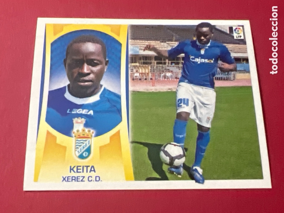 Cromos de Futebol: C454b. KEITA ULTIMOS FICHAJES 54 XEREZ CD - LA LIGA EDICIONES ESTE 2009 2010 - PANINI 09 10 CROMO