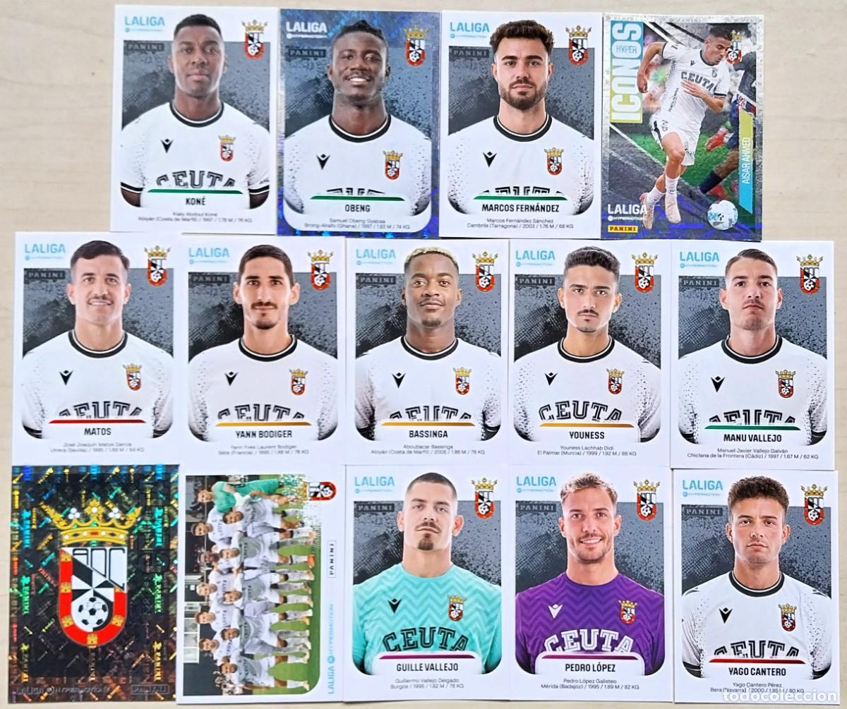 Cromos de Futebol: LOTE 14 CROMOS AD CEUTA CROMOS ALBUM LA LIGA HYPERMOTION 2025 2026 25 26 PANINI