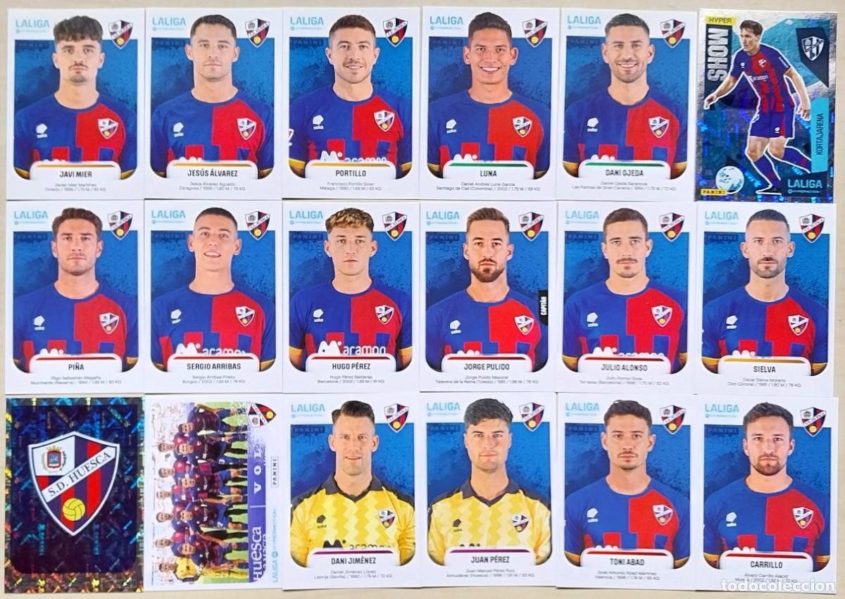 Figurine di Calcio: LOTE 18 CROMOS SD HUESCA CROMOS ALBUM LA LIGA HYPERMOTION 2025 2026 25 26 PANINI