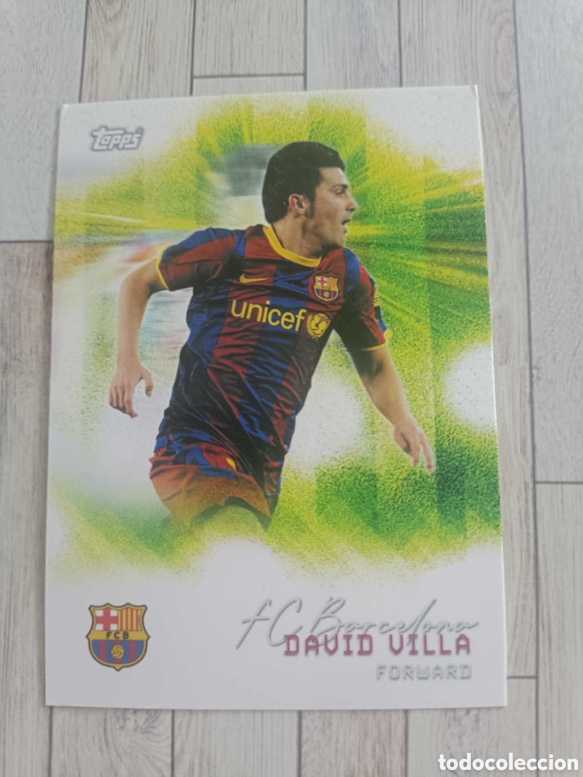 Cromos de F&uacute;tbol: 34 DAVID VILLA PITCH PURSUITS TEAM SET BARCELONA 2025 2026 TOPPS 25 26