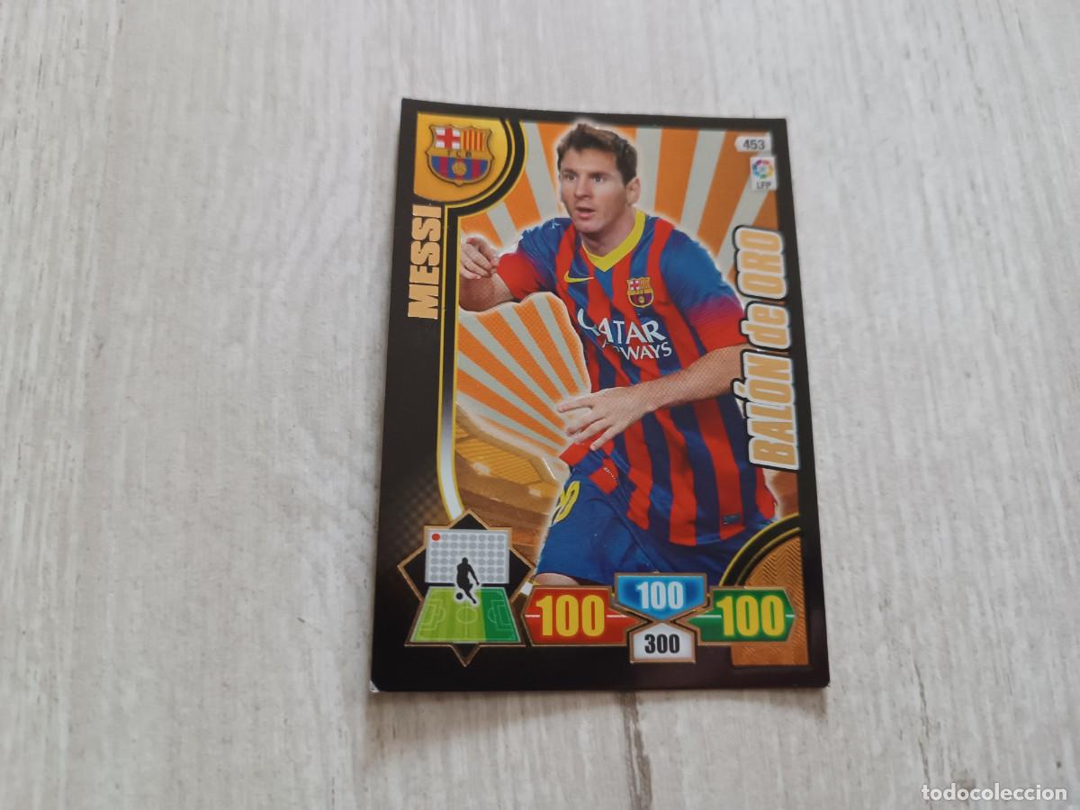 Figurine di Calcio: MESSI BAL&Oacute;N DE ORO ADRENALYN 2013 2014 13 14