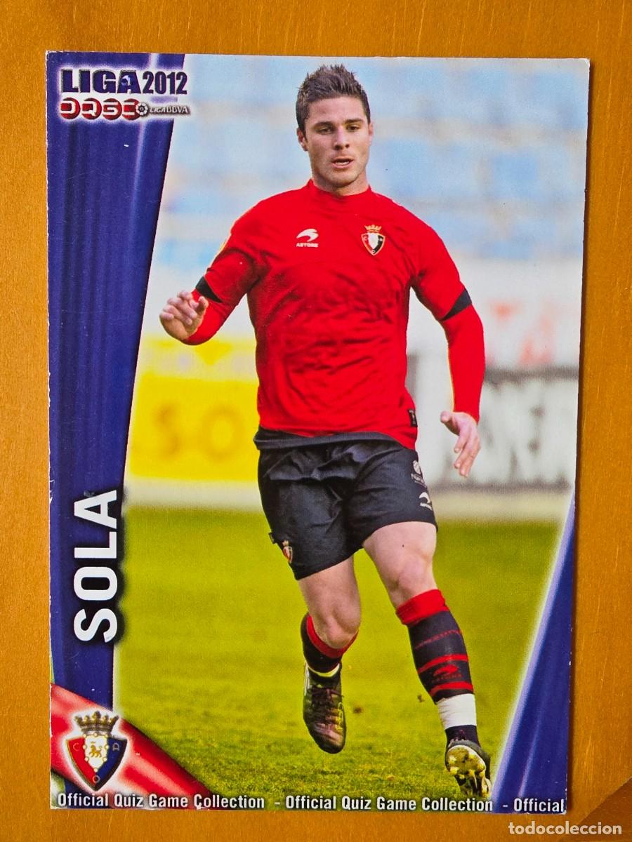 Figurine di Calcio: 236 Kike Sola, CA Osasuna, Mundicromo Sport Fichas Quiz de la Liga 2011 2012 11 12