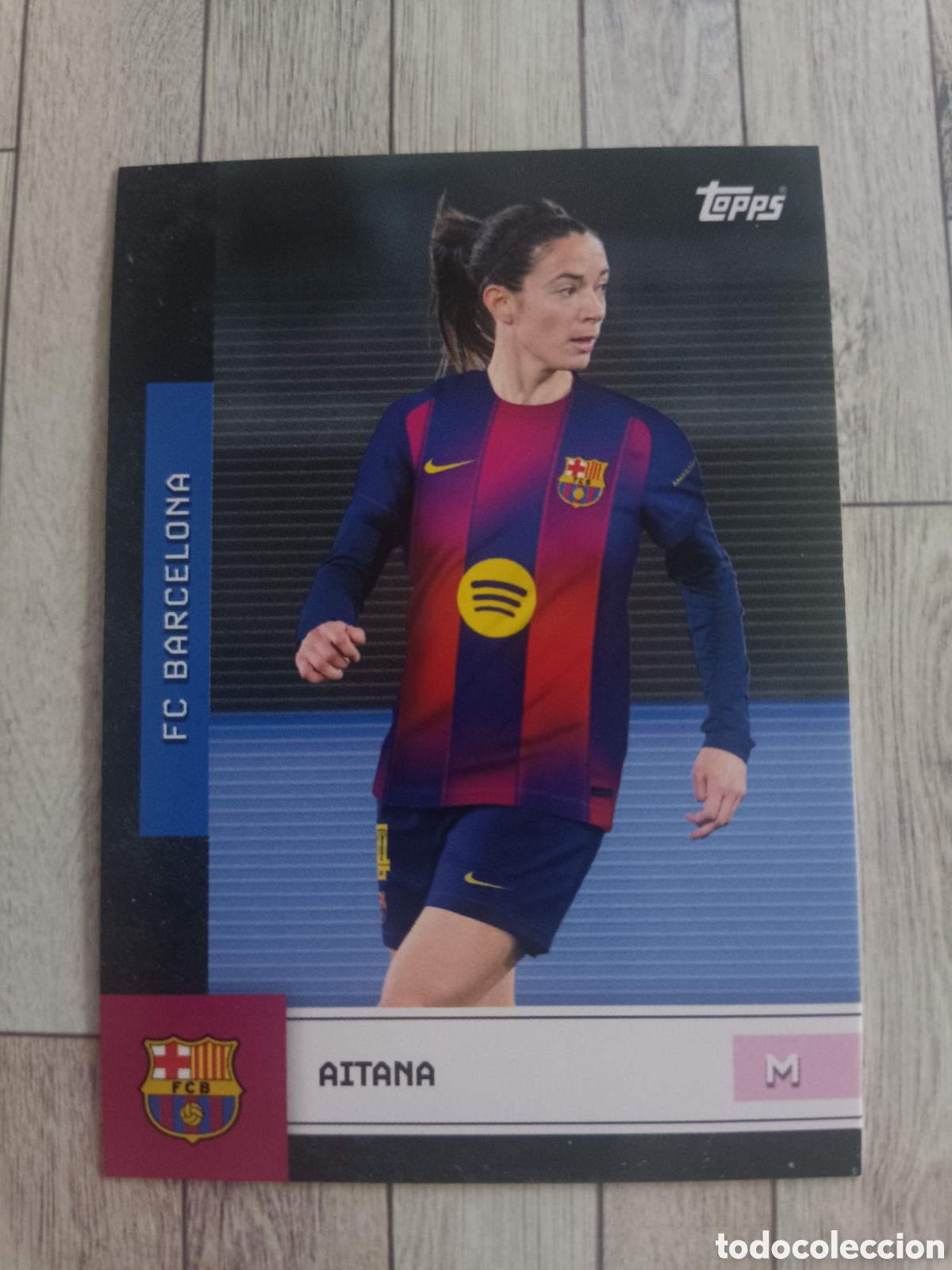Cromos de f&uacute;tbol: 19 AITANA BONMAT&Iacute; TEAM SET BARCELONA 2025 2026 TOPPS 25 26