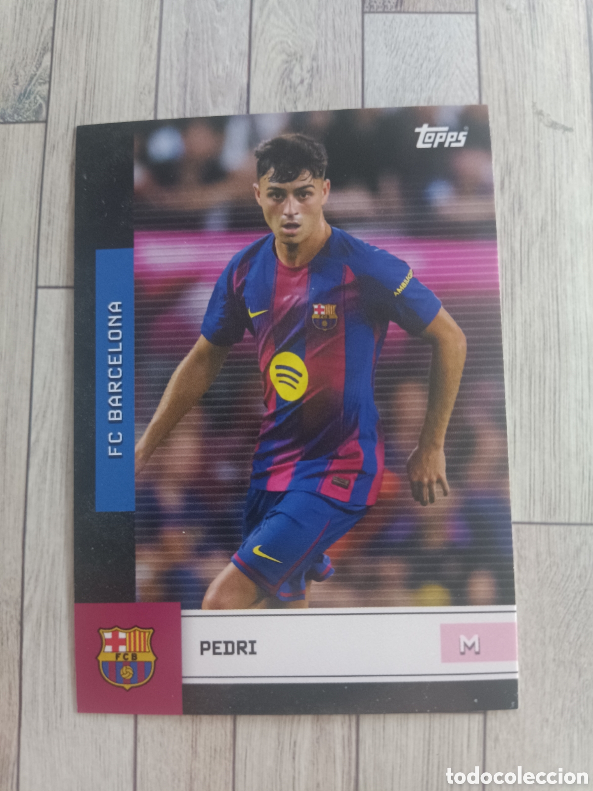 Cromos de f&uacute;tbol: 5 PEDRI TEAM SET BARCELONA 2025 2026 TOPPS 25 26