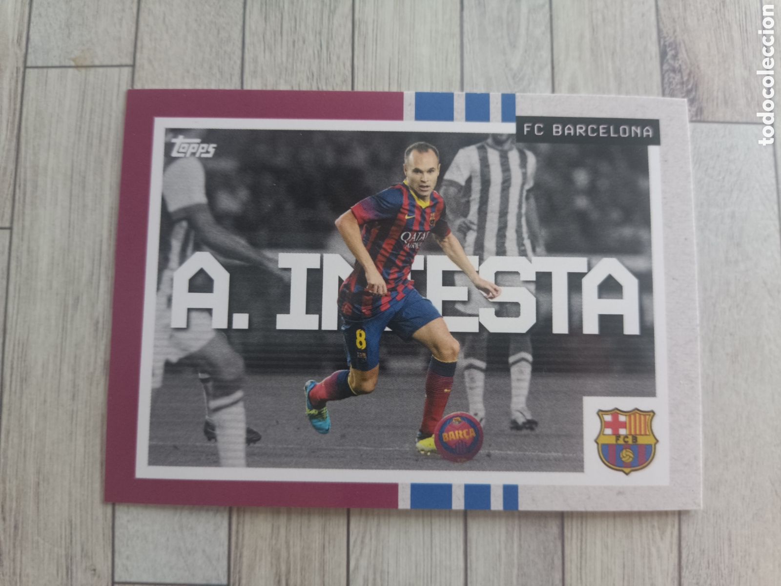 Fu&szlig;ball-Sticker: 41 INIESTA ALL TIME ASSISTS WE WANT THE BALL TEAM SET BARCELONA 2025 2026 TOPPS 25 26
