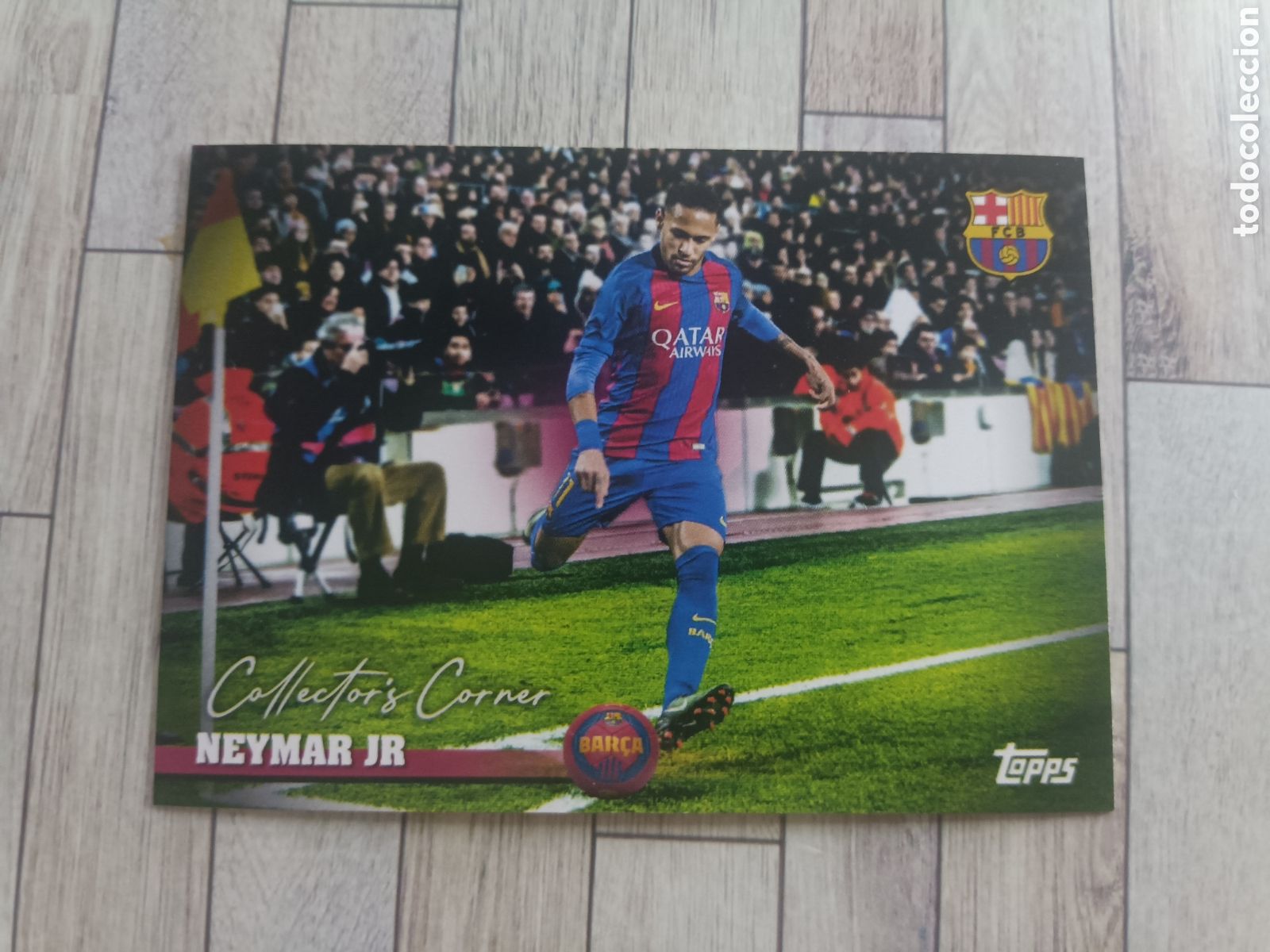Cromos de F&uacute;tbol: 39 NEYMAR JR COLLECTOR'S CORNER TEAM SET BARCELONA 2025 2026 TOPPS 25 26