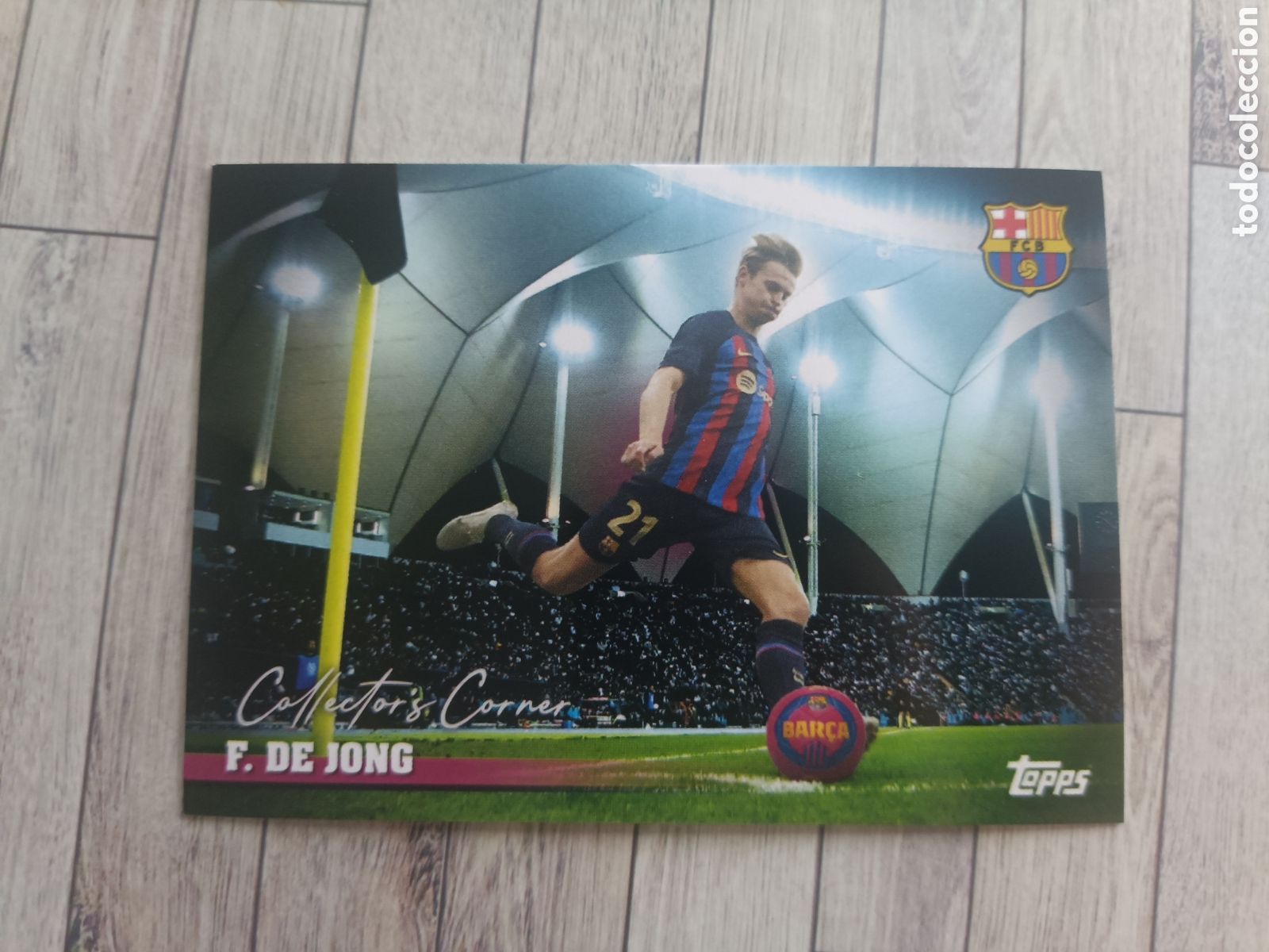 Cromos de F&uacute;tbol: 37 FRENKIE DE JONG COLLECTOR'S CORNER TEAM SET BARCELONA 2025 2026 TOPPS 25 26