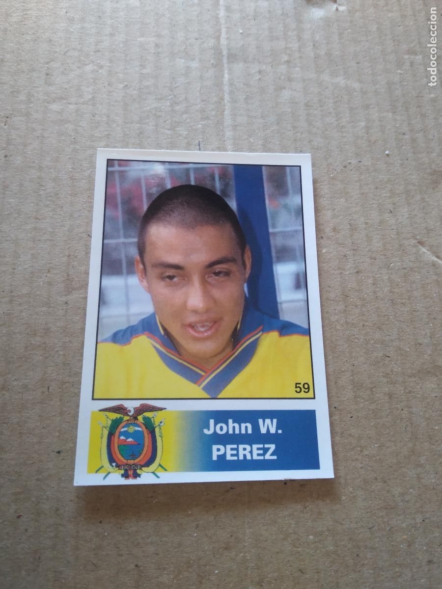 Cromos de Futebol: 59 JOHN W. PEREZ COLOMBIA CROMO FUTBOL COPA AMERICA 1999 SAVOY