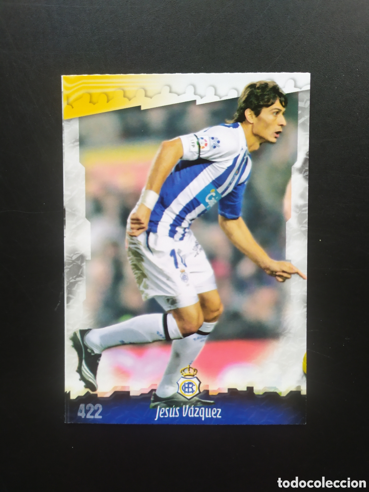 Cartes &agrave; collectionner de Football: Mundicromo fichas Liga 2008 2009 08 09 Jes&uacute;s V&aacute;zquez n&deg; 422 Recreativo Huelva