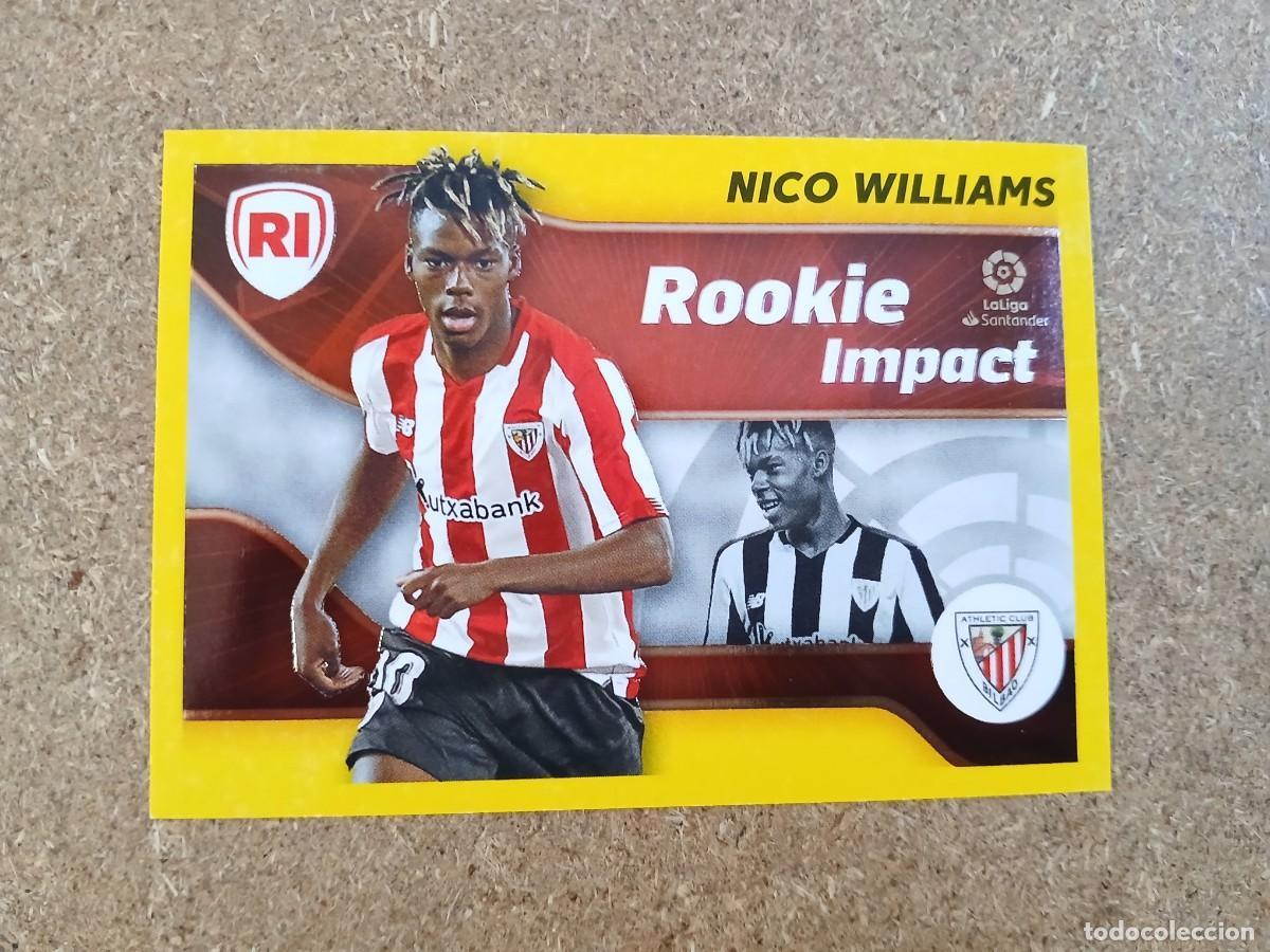 Fu&szlig;ball-Sticker: NICO WILLIAMS - ATHLETIC CLUB BILBAO ROOKIE IMPACT N&ordm; 4 LIGA ESTE 2021 2022 - 21 22