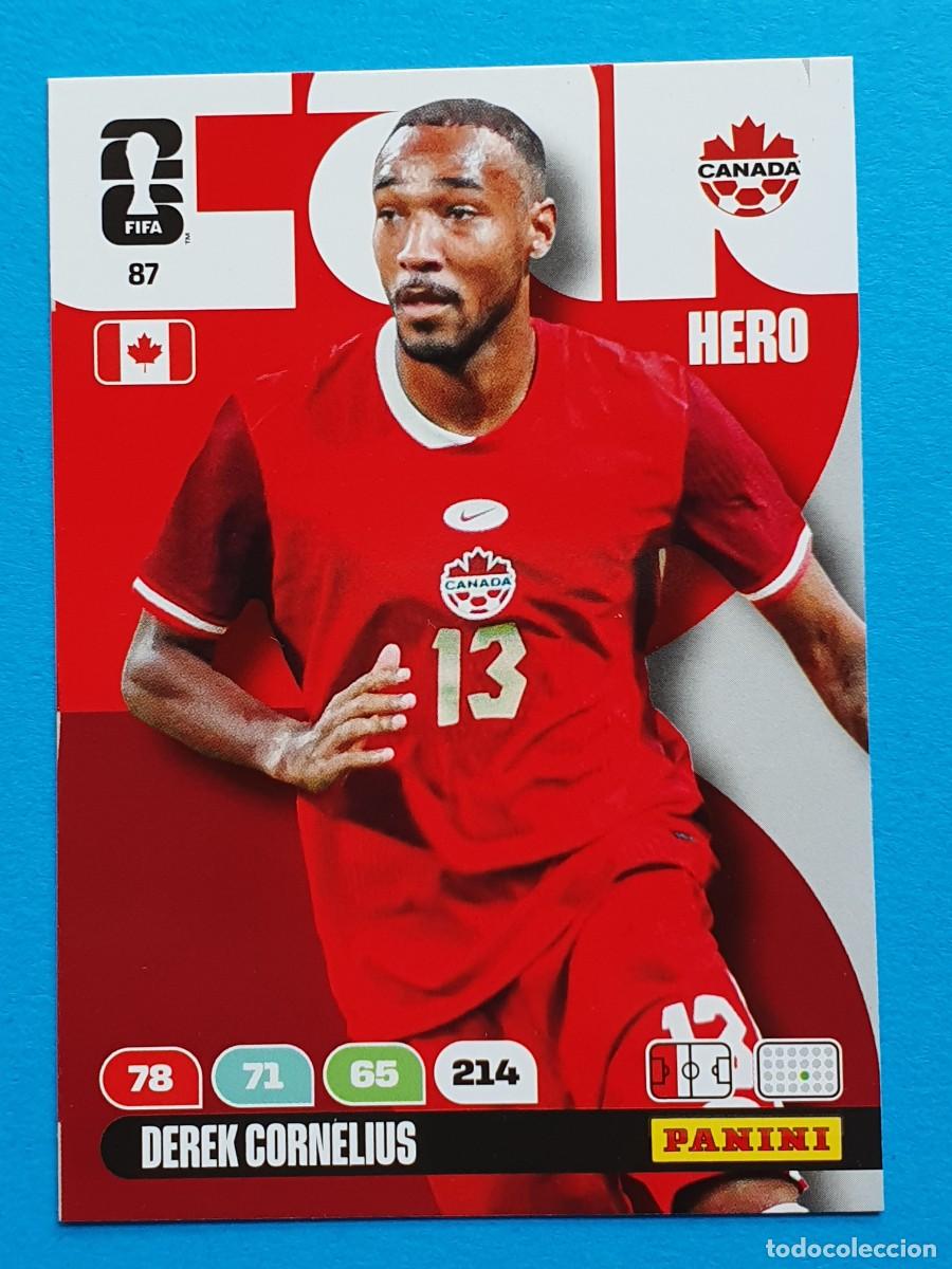 Cromos de F&uacute;tbol: #87 DEREK CORNELIUS (Canada) - PANINI Adrenalyn XL FIFA World CUP 2026