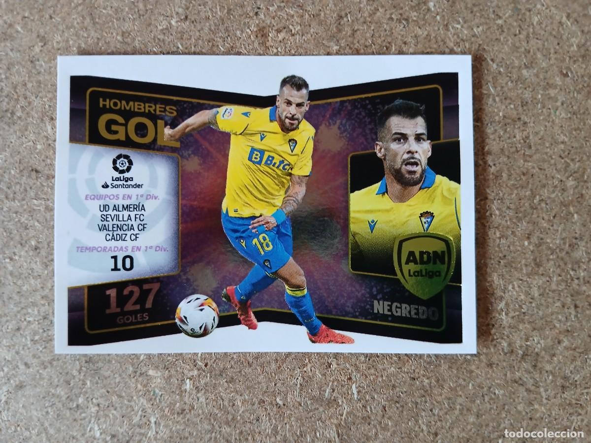 Fu&szlig;ball-Sticker: NEGREDO - CADIZ CF ADN HOMBRES GOL N&ordm; 19 LIGA ESTE 2022 2023 - 22 23