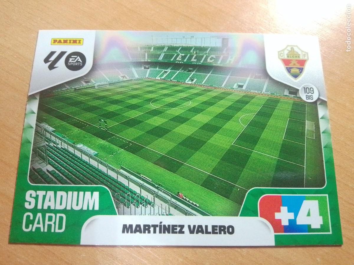 Football Stickers: 109 BIS MART&Iacute;NEZ VALERO ESTADIO DEL ELCHE 25 26 ADRENALYN XL 2025 2026 NUEVO DE SOBRE