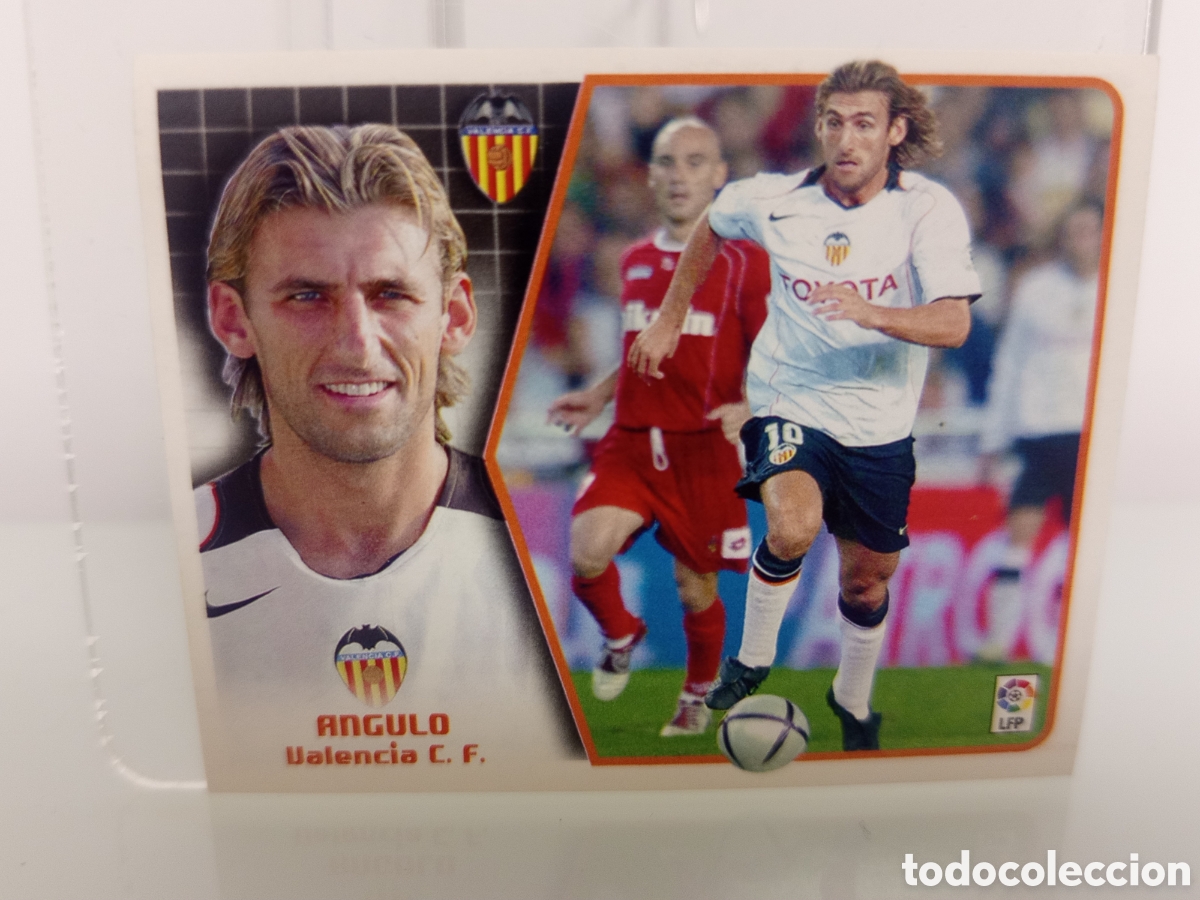 Fu&szlig;ball-Sticker: ❇️ CROMO ⚽ STICKER ANGULO VALENCIA 05 06 2005 2006 ESTE PANINI SIN PEGAR ❇️