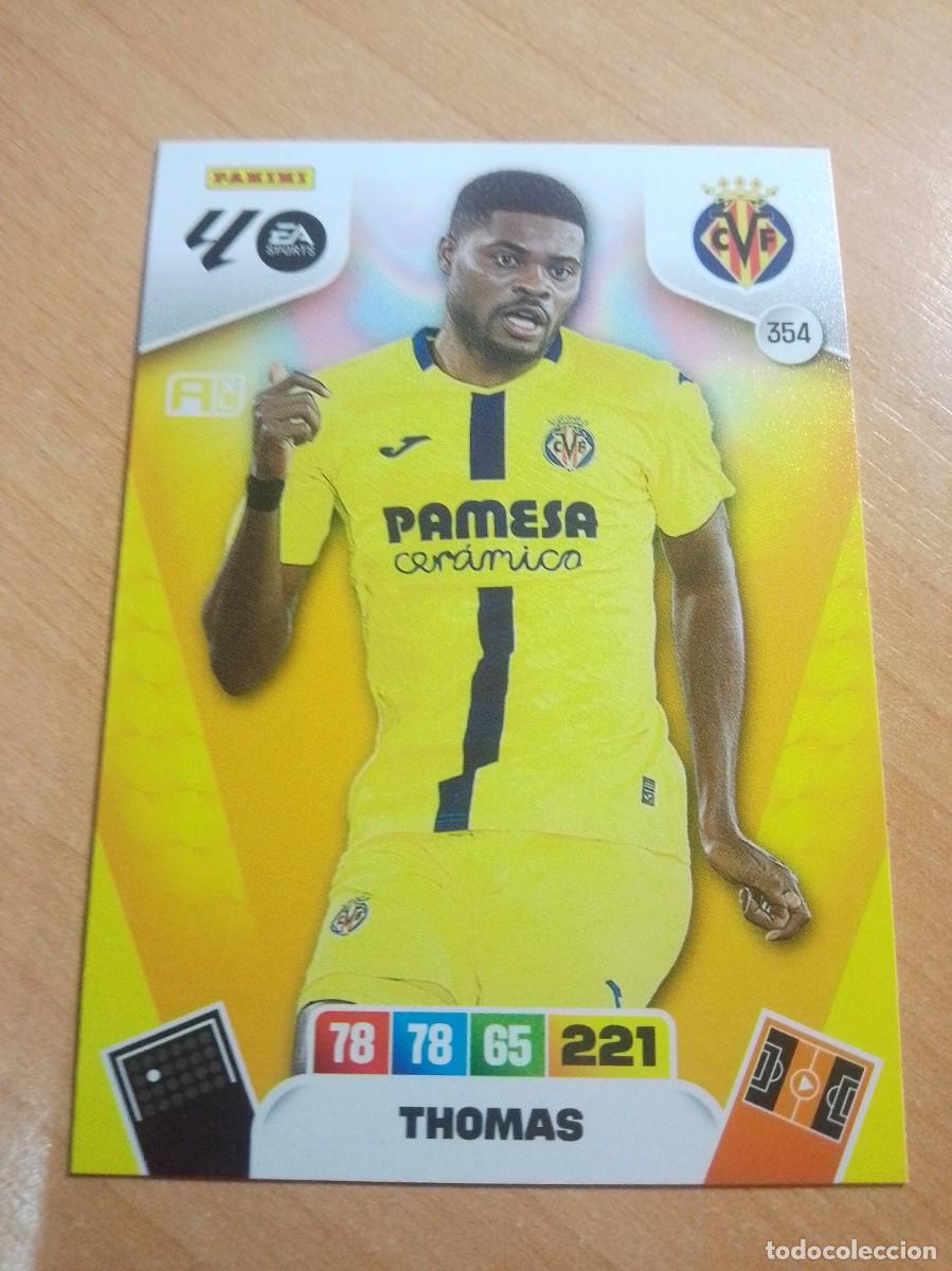 Cromos de F&uacute;tbol: 354 THOMAS DEL VILLARREAL 25 26 ADRENALYN XL 2025 2026 NUEVO DE SOBRE