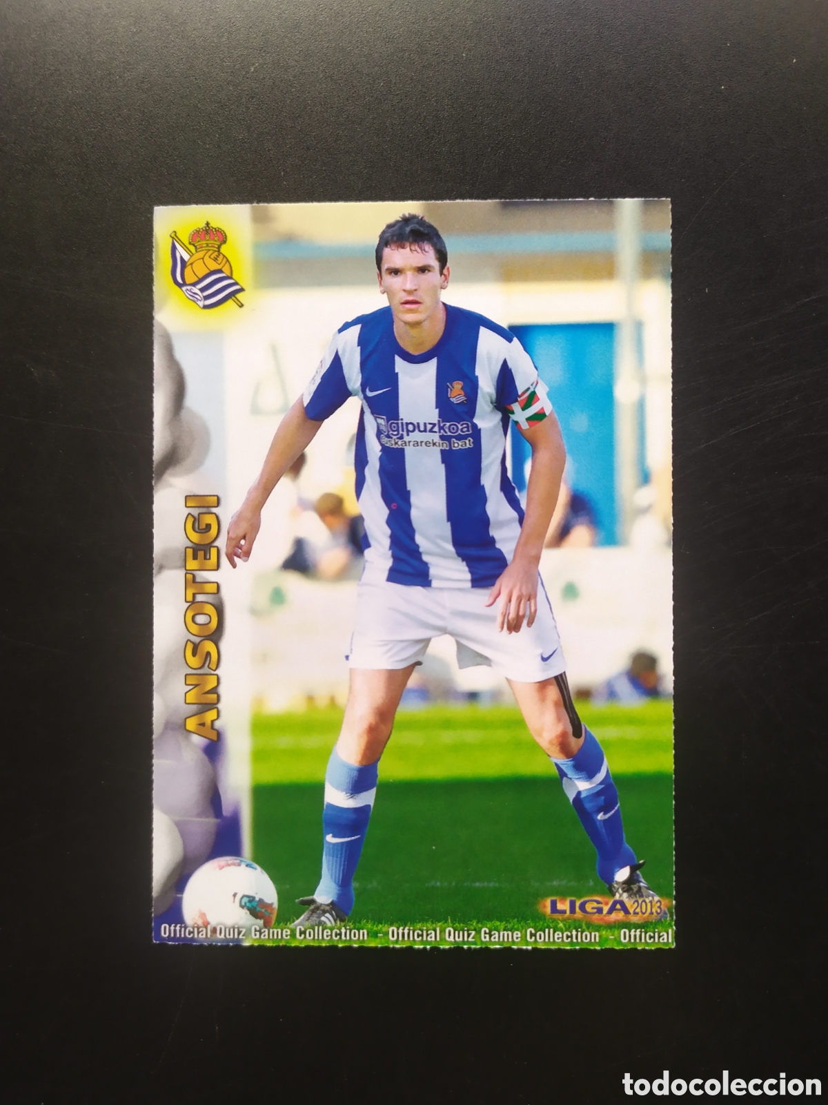 Cromos de F&uacute;tbol: Mundicromo fichas Liga 2012 2013 12 13 Ansotegi n&deg; 308 Real Sociedad