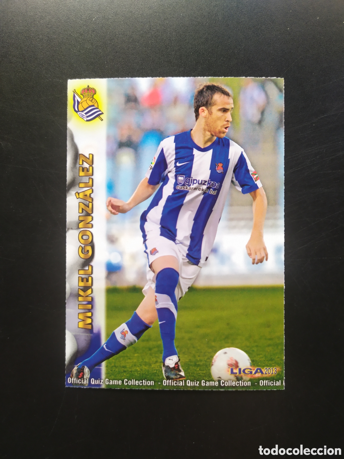 Cromos de F&uacute;tbol: Mundicromo fichas Liga 2012 2013 12 13 Mikel Gonz&aacute;lez n&deg; 304 Real Sociedad