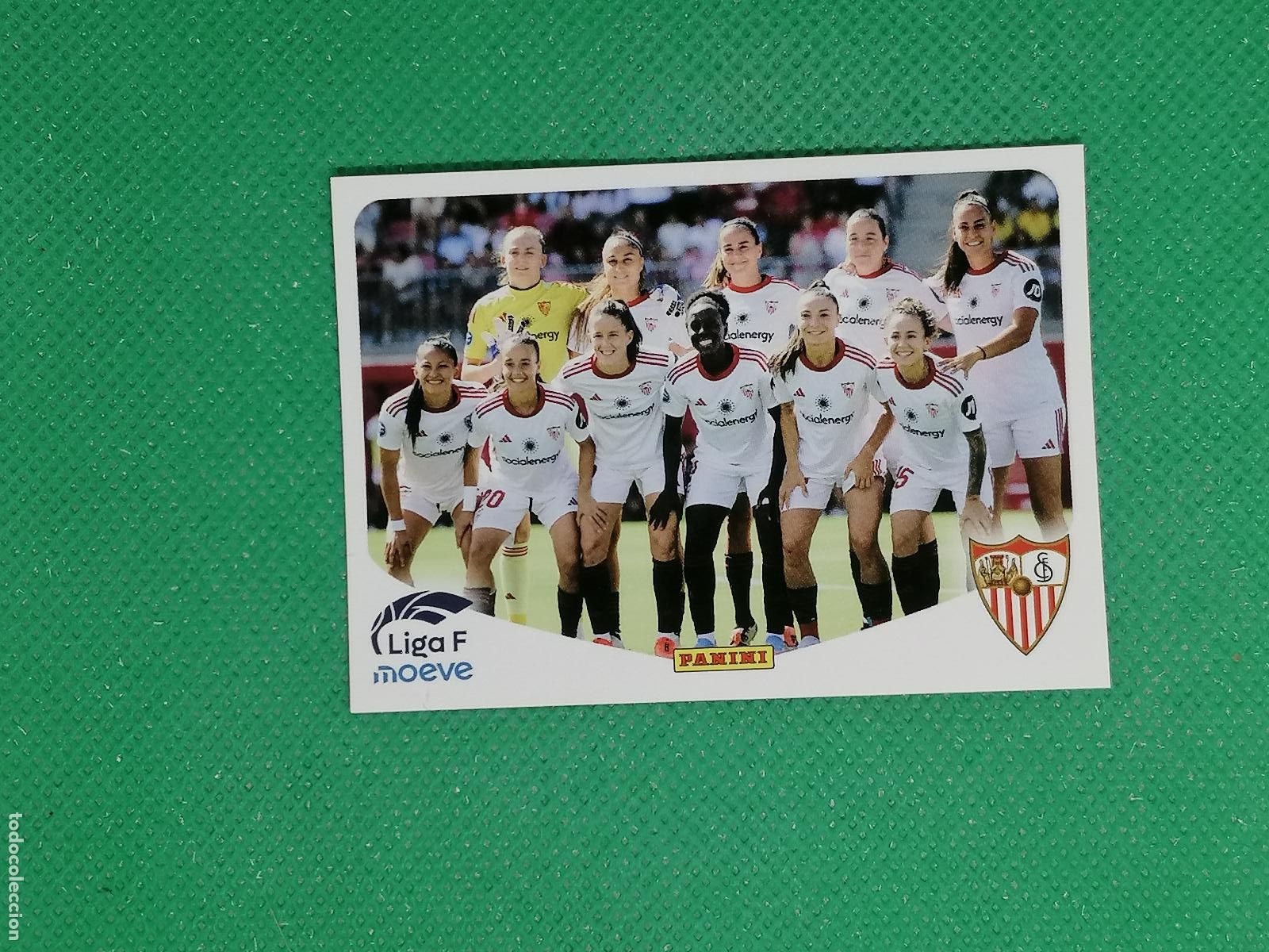 Cromos de F&uacute;tbol: 303 FORMACION PLANTILLA SEVILLA ⚽ PANINI LIGA FEMENINA F MOEVE 25 26 2025 2026 ⚽