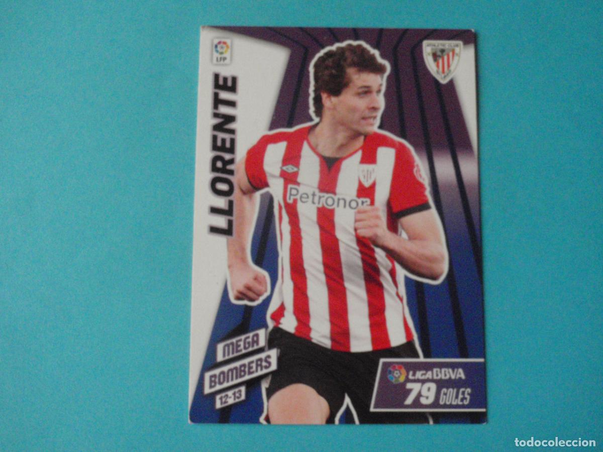 Cromos de F&uacute;tbol: 413 LLORENTE Athl&eacute;tic MEGA BOMBER. Trading card MGK Megacracks LA LIGA 2012 2013 Panini. 12 13