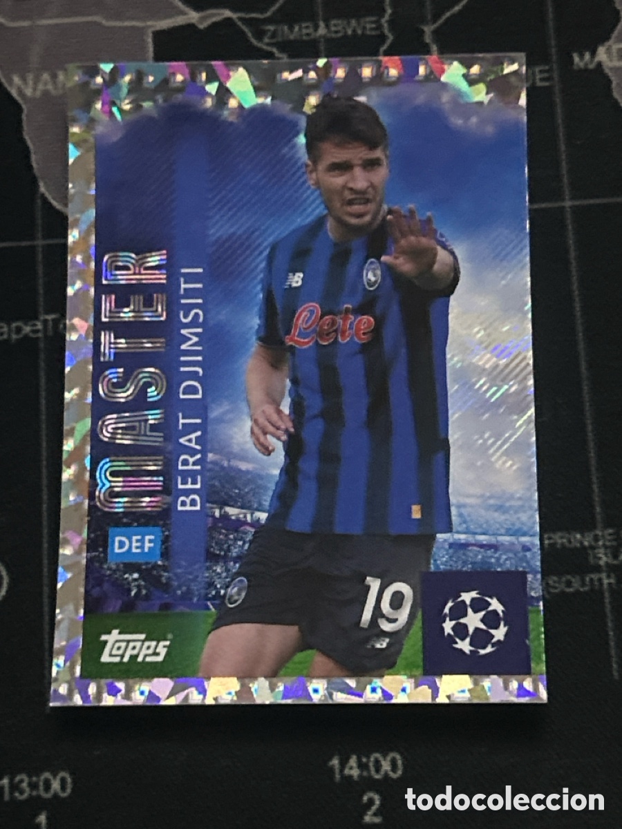 Cromos de F&uacute;tbol: 90 BERAT DJIMSITI (ATALANTA) MASTER TOPPS CHAMPIONS LEAGUE STICKERS 2025 2026 25 26