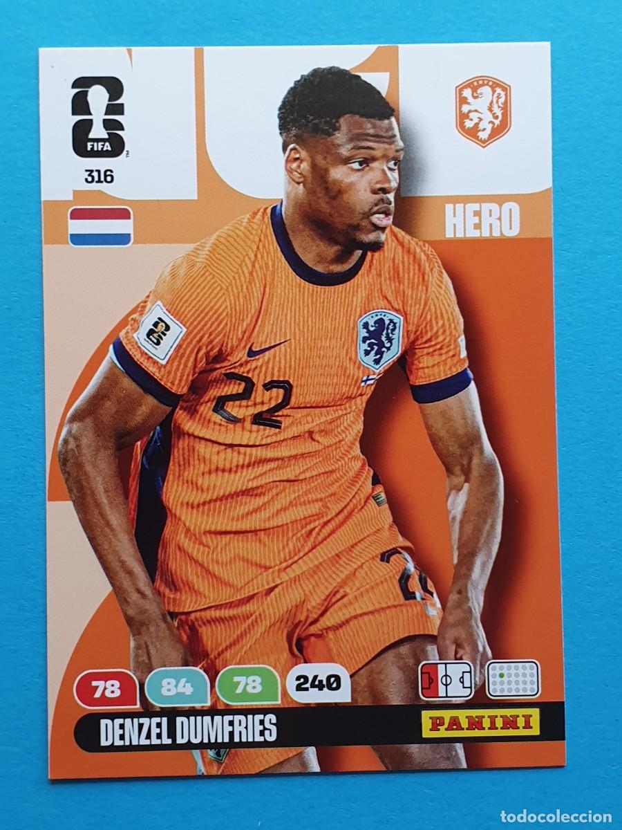 Cromos de f&uacute;tbol: #316 DENZEL DUMFRIES (Netherlands) - PANINI Adrenalyn XL FIFA World CUP 2026